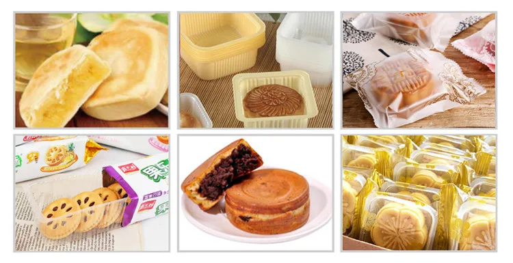 With prinkle Sesame Machine Automatic egg yolk puff cake stuffed pastries making production line