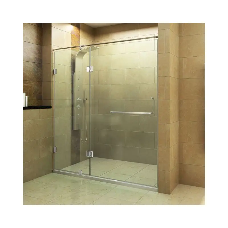 Top Seller Corner Entry Small Shower Cain 8mm Long Adjustment Glass Door Modern Shower Enclosure