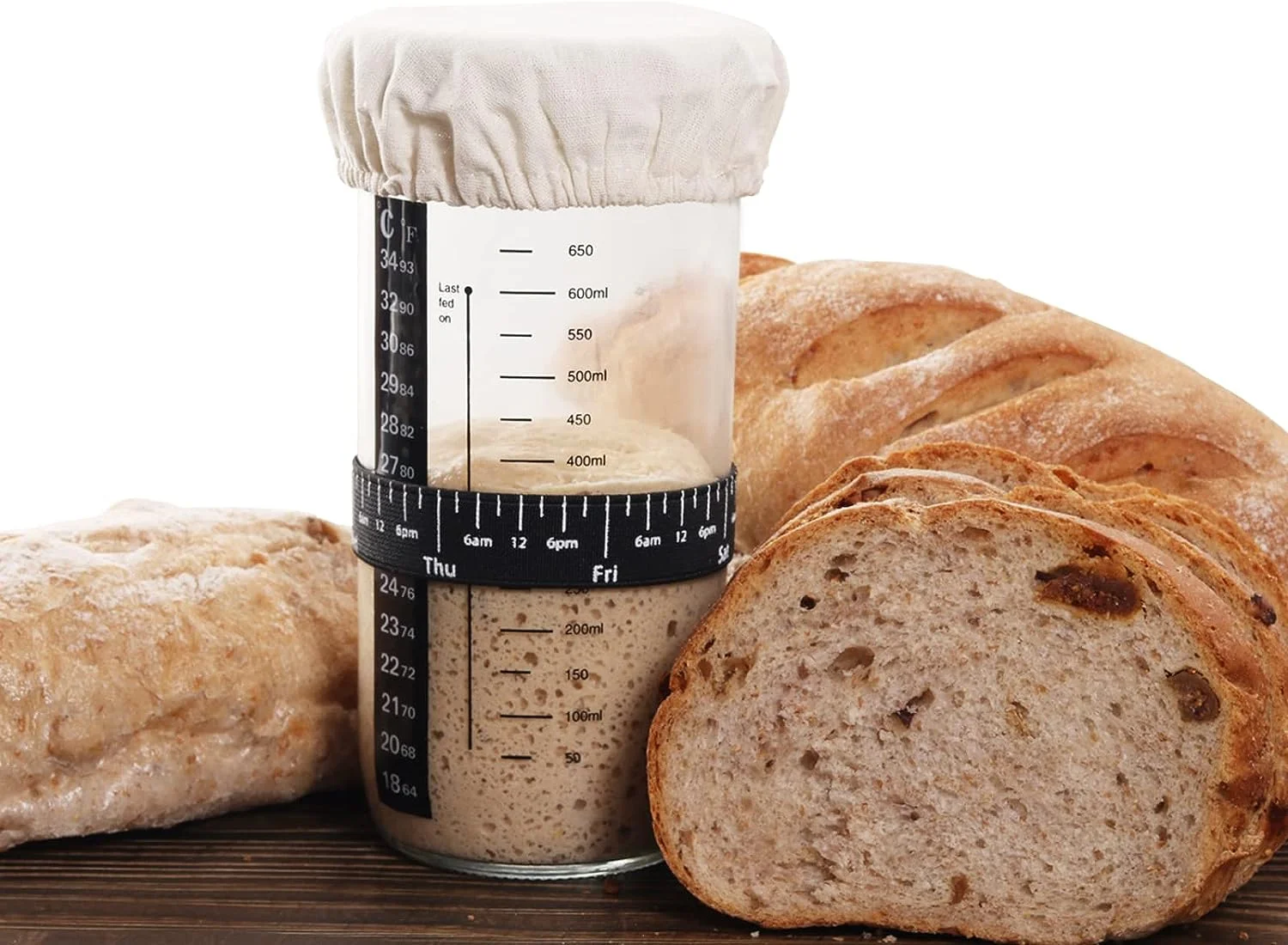 glass jar for sale conical fermenter Sourdough Starter Jar- Sourdough Starter kit for Bread Starter