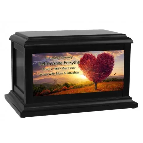 MDF Veneered Photo Pet Urns Funeral Supplies pet urn photo for dog and cat
