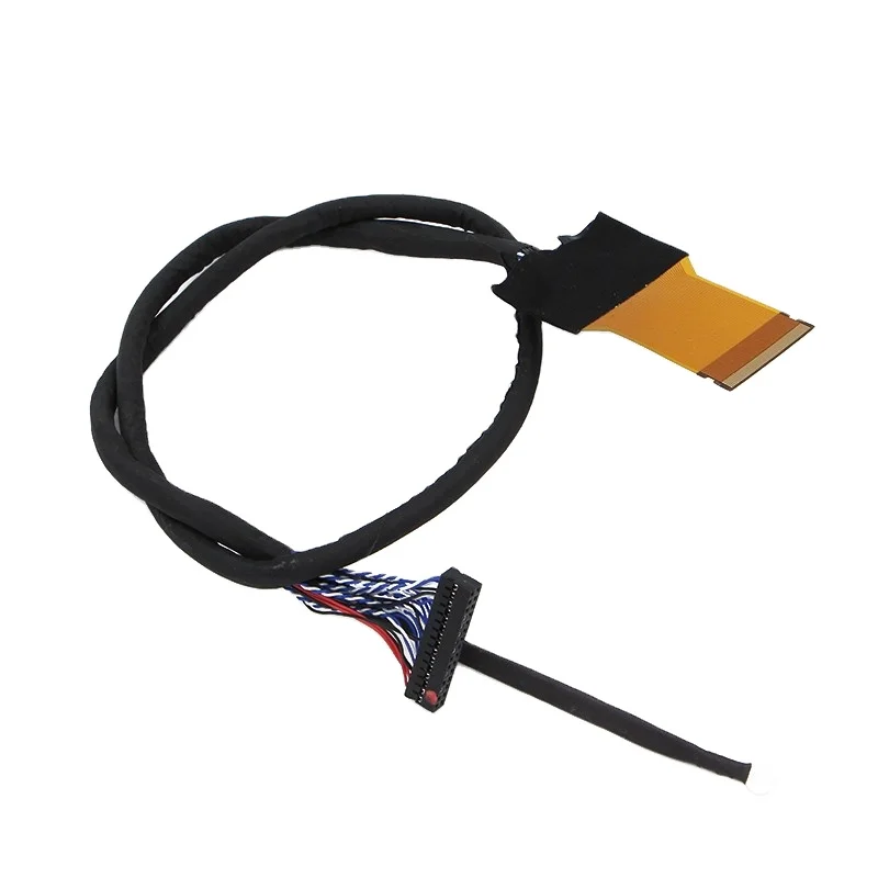 FFC LVDS Cable 2 ch 8-bit 51 pins 51pin dual 8 cable flexible flat cable For LED panel V400HJ6-PE1 550mm Universal LCD Co