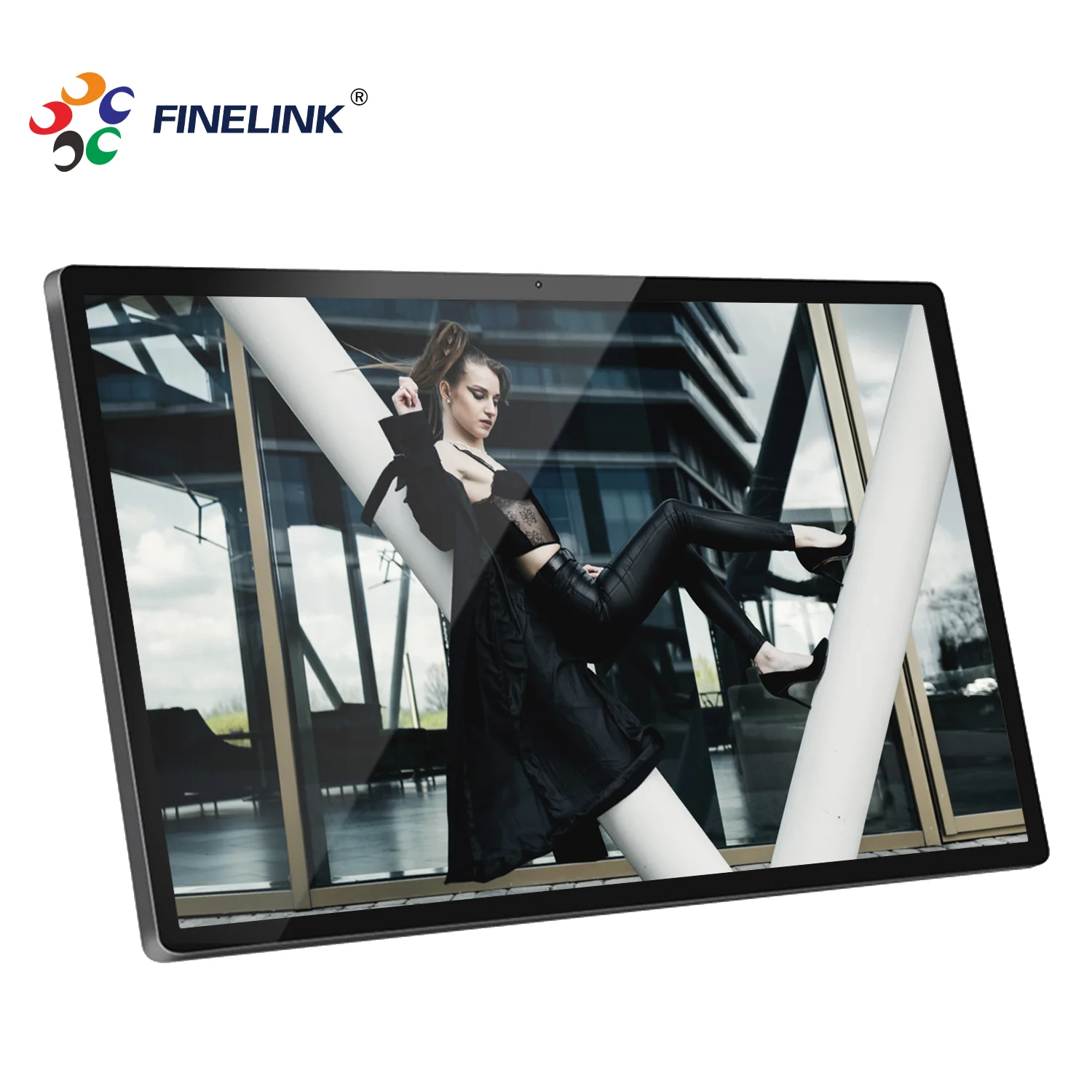 FINELINK Professional 10 Years Factory Vertical Interactive Totem LCD Kiosk Advertising Display Digital Touch Screen Monitor