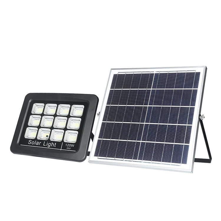 High brightness garden solar flood light 60W 120W 160W led flood light PC housing Solar Powered flood light