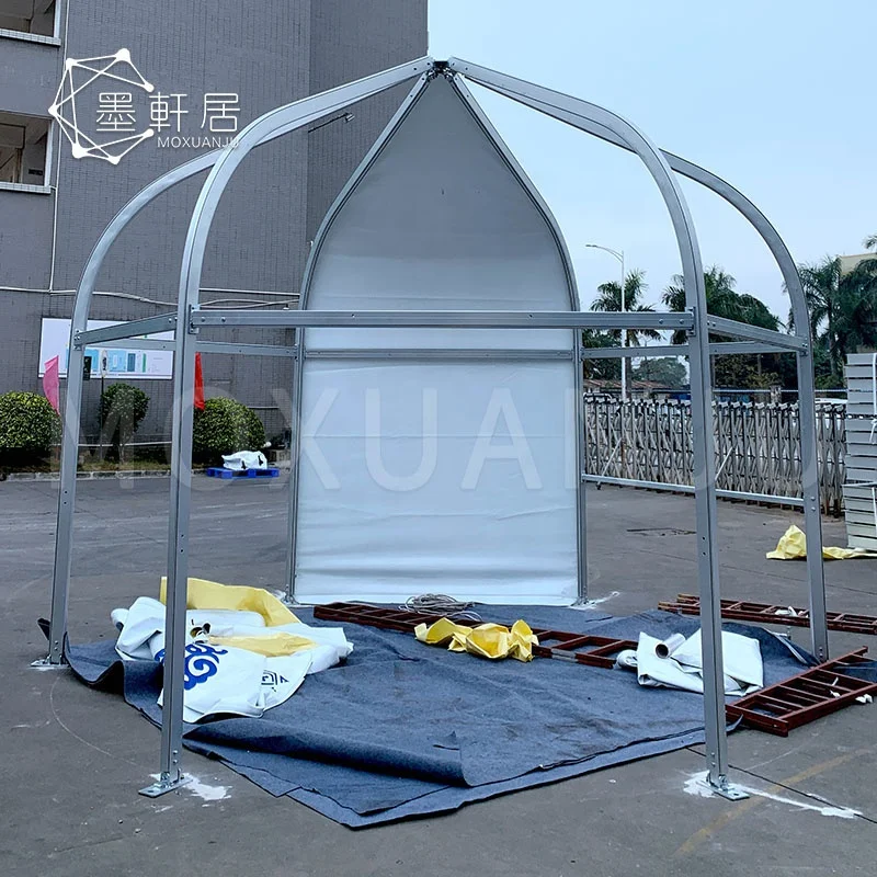 5M Mobile luxury Ger Glamping Hotel House Tents for Party Activities No Center Pole