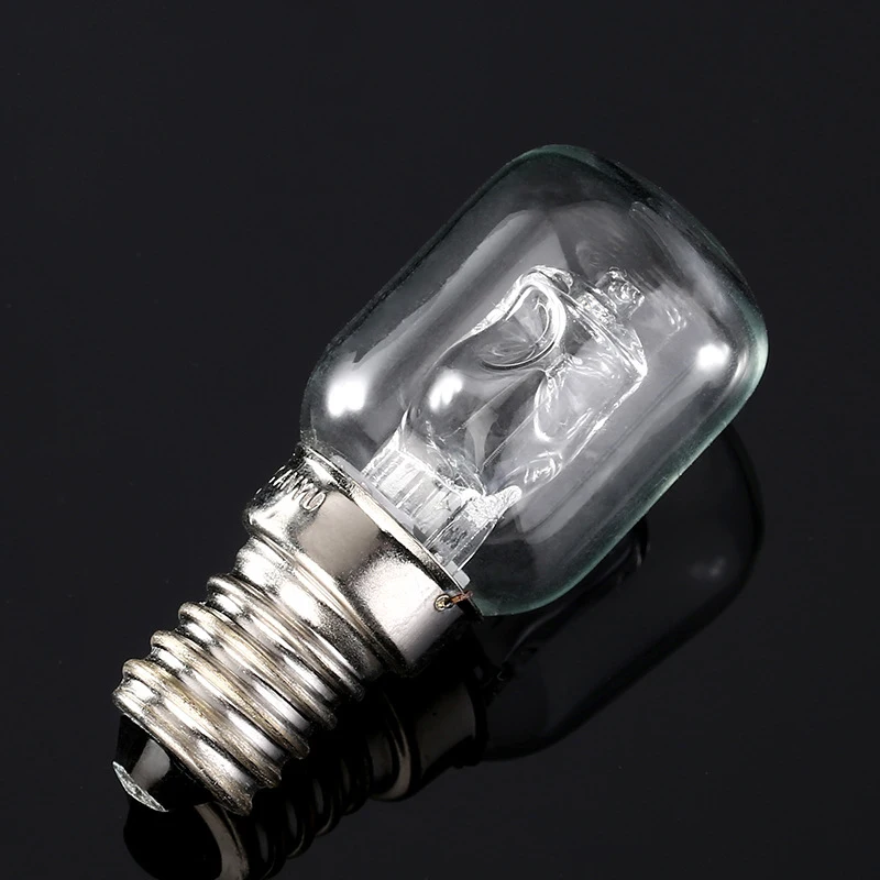 25W E14 spiral mouth halogen lamp for pizza oven, resistant to high temperatures up to 500 degrees