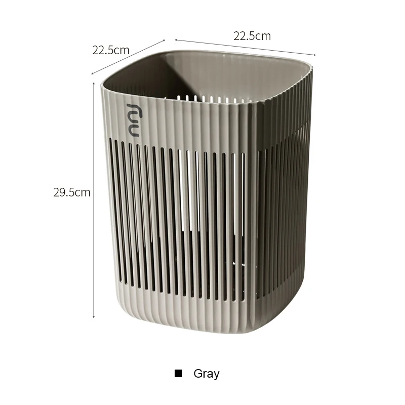 Household Large Hollow-carved Plastic Trash Can Garbage Bin Bathroom Nordic Modern Waste Basket