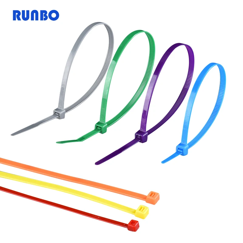 10*900mm nylon cable ties network cable tie strap assorted color cable tie self-locking nylon