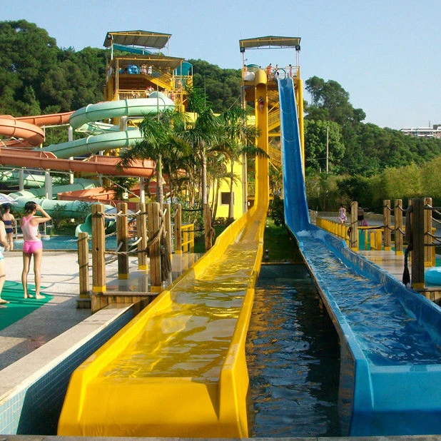 Large Commercial Water Slide Speed Slide For Theme Park Attraction
