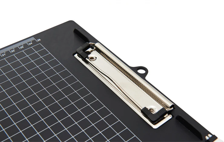 Clipboard clip with hanger and rubber corner 70mm/100mm/120mm length