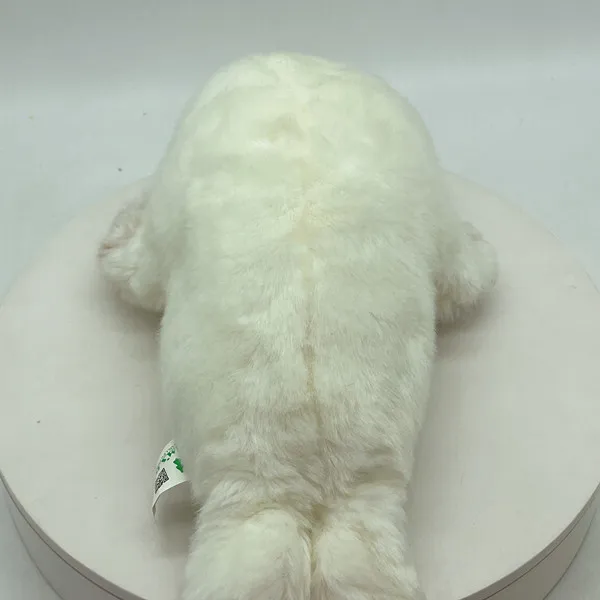 Custom stuffed sea animals realistic white seal plush toy