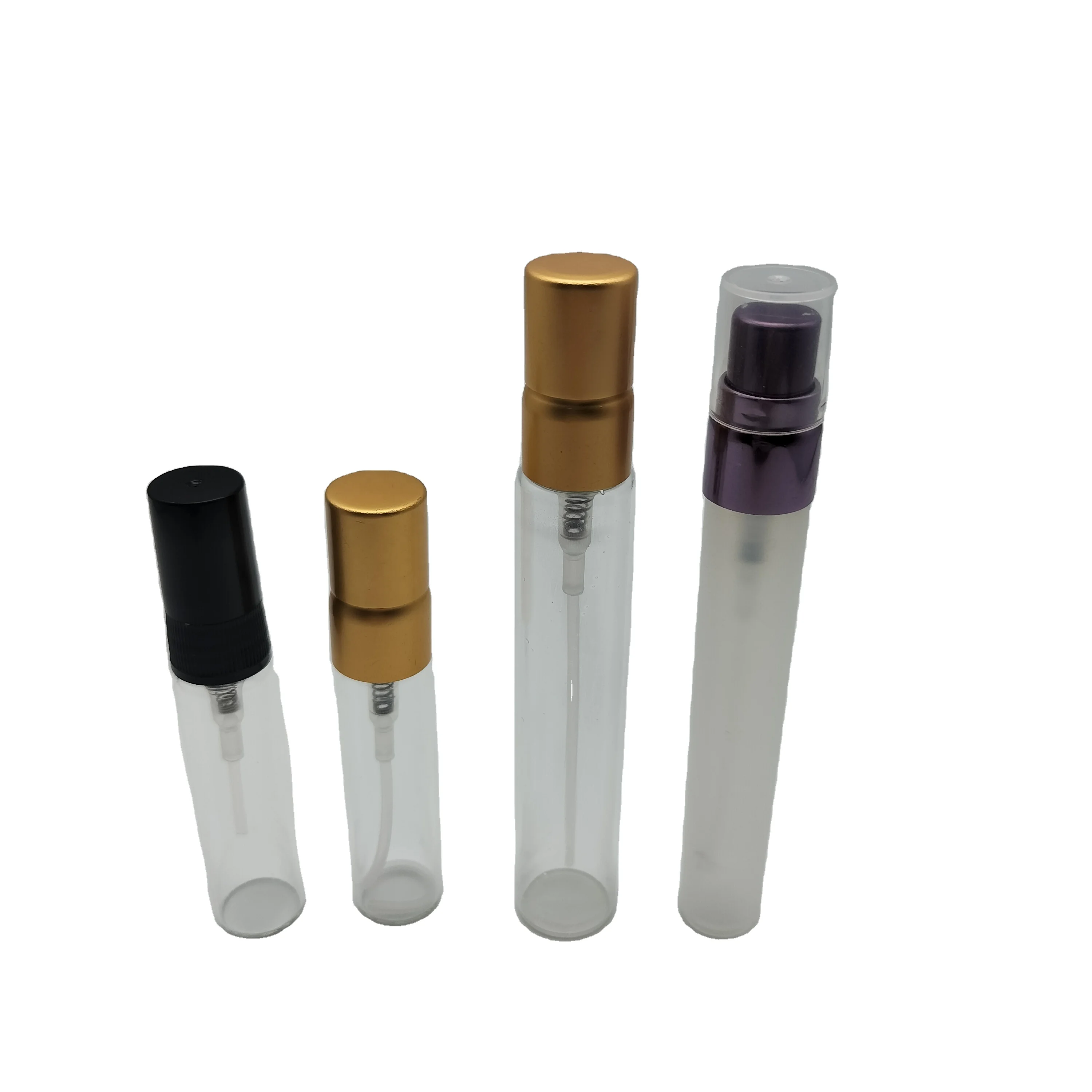 High Quality Recyclable Small Screw Glass Tube Perfume Tester Bottle