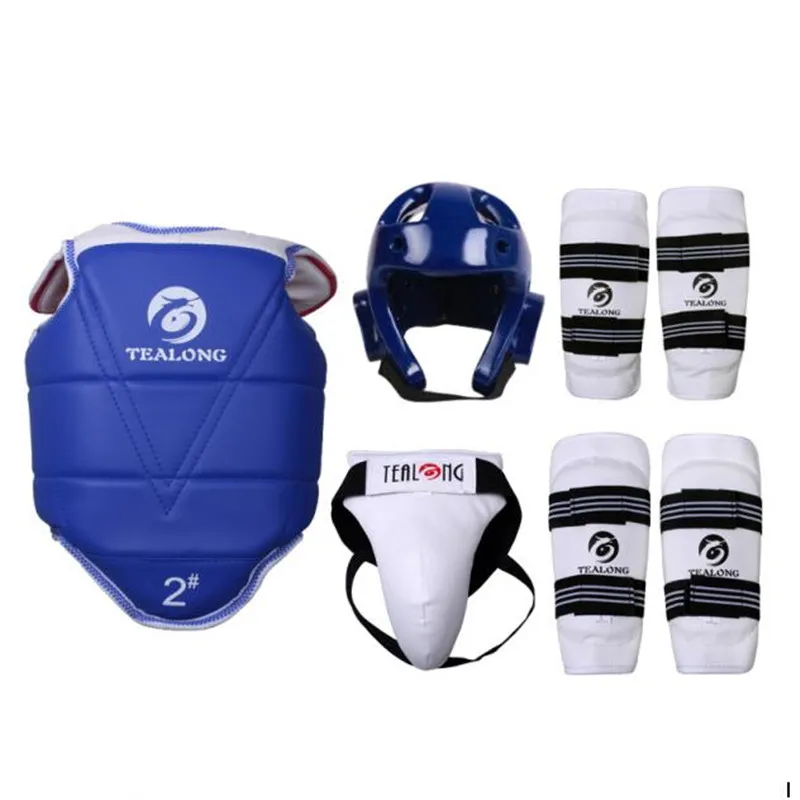 Taekwondo Sparring Gear set 5PC Deluxe Protector OEM Guard set