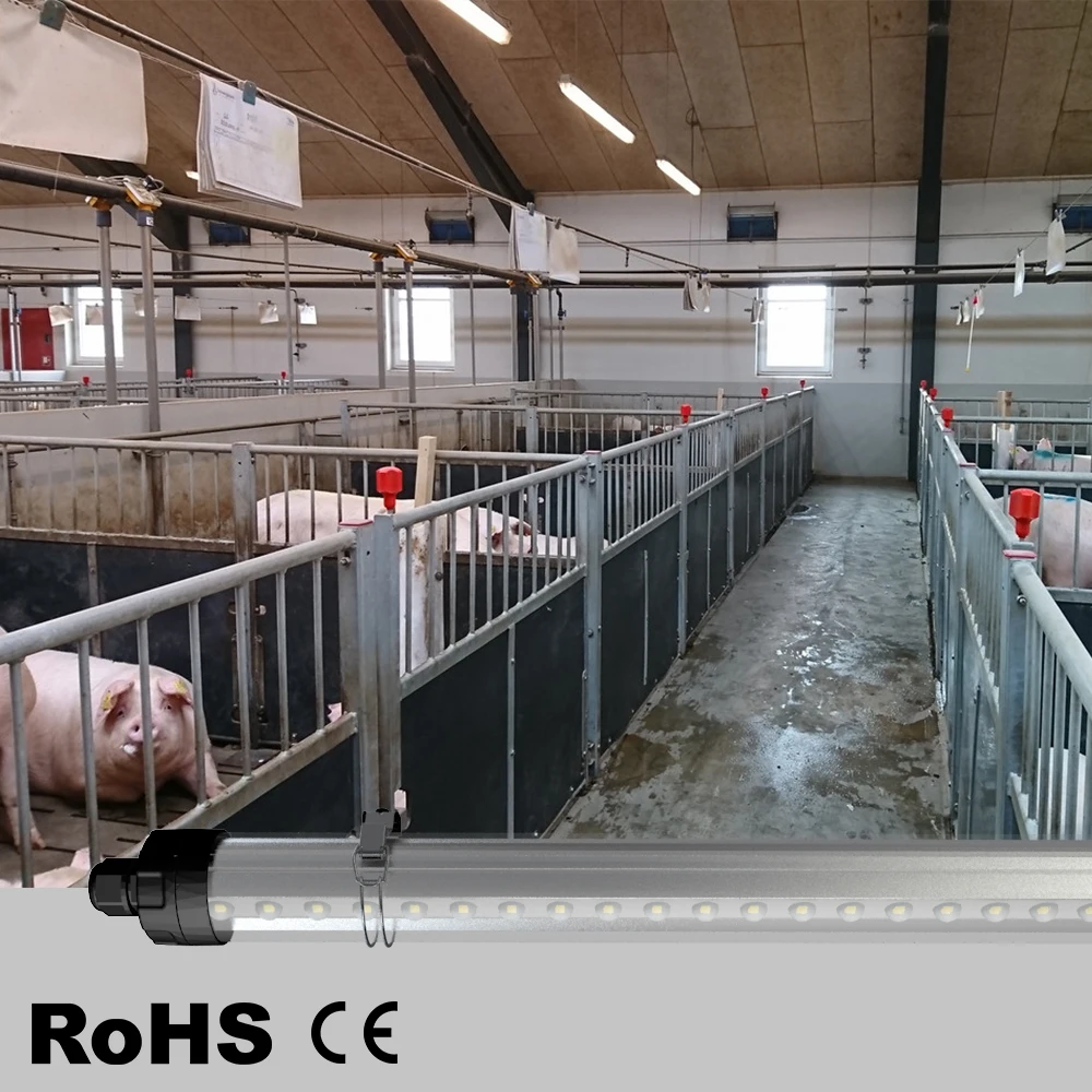 Chicken Farm Led Tube Light Waterproof Dimmable  corrosive-gas resistance Lights For Poultry Tube Lamp
