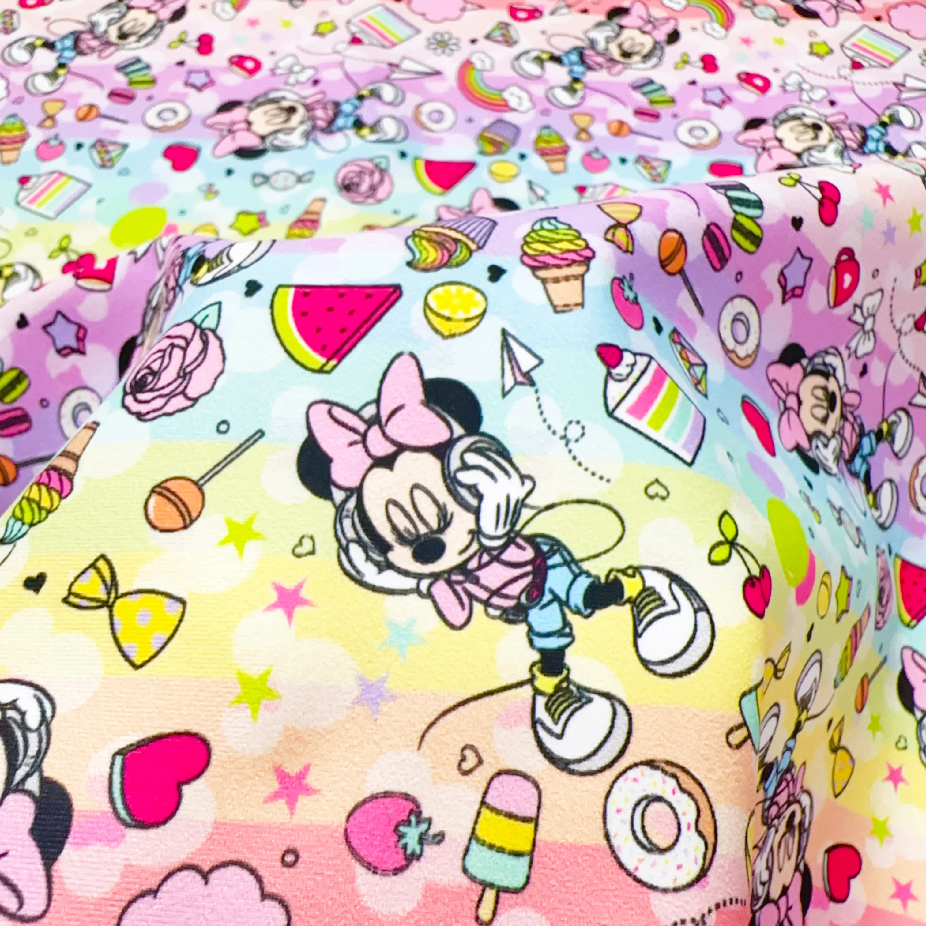 Custom digital printing 4 way stretch digital printed Dbp fabric Custom Designs Double Brushed Poly Printed Fabric for Clothes