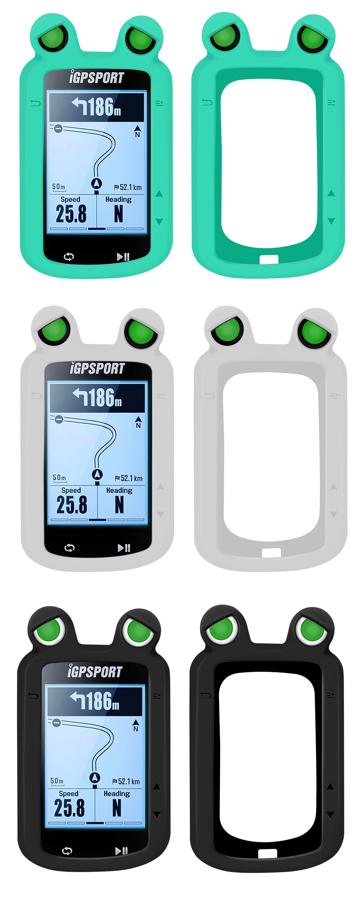 Support OEM Bike Computer Silicone Case Cover For BSC200 BSC300 Bike Computer Silicone Cover GPS Speedometer Cat Ear Carton Case