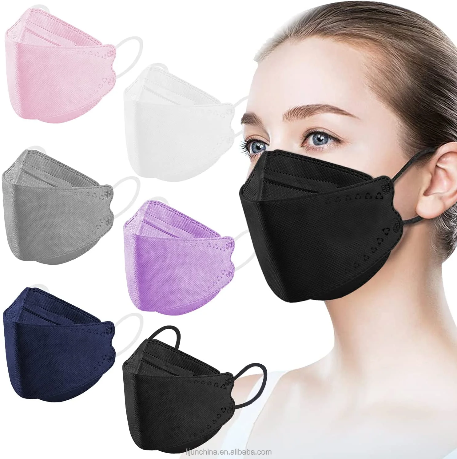 Ffp3 Ffp2 Meltblown 3 Ply Surgical Kf94 Kf Printed For Kids Kn 94 Logo Kn95 Kn94 Grade B Disposable Medical Level Face Mask