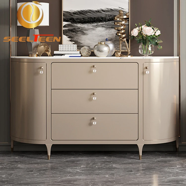 Wholesale Low MOQ Design Sideboard Buffet Table Luxury Console Table