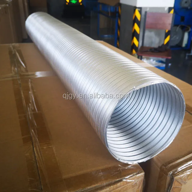 Semi-Rigid Aluminum Flexible air duct for Air Conditioner Parts