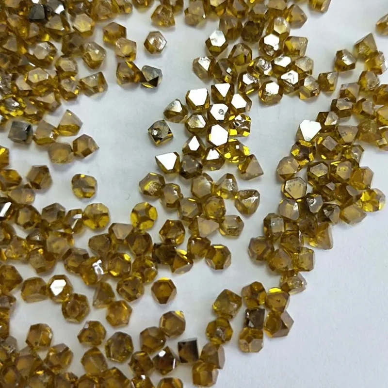 
Good Price Of Light Yellow Synthetic Rough Diamond 