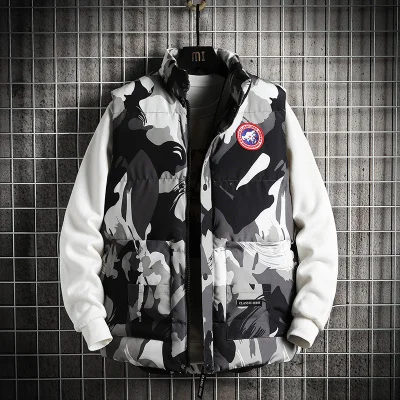 Жилет мужской с подогревом, жилет с капюшоном и молнией, черный