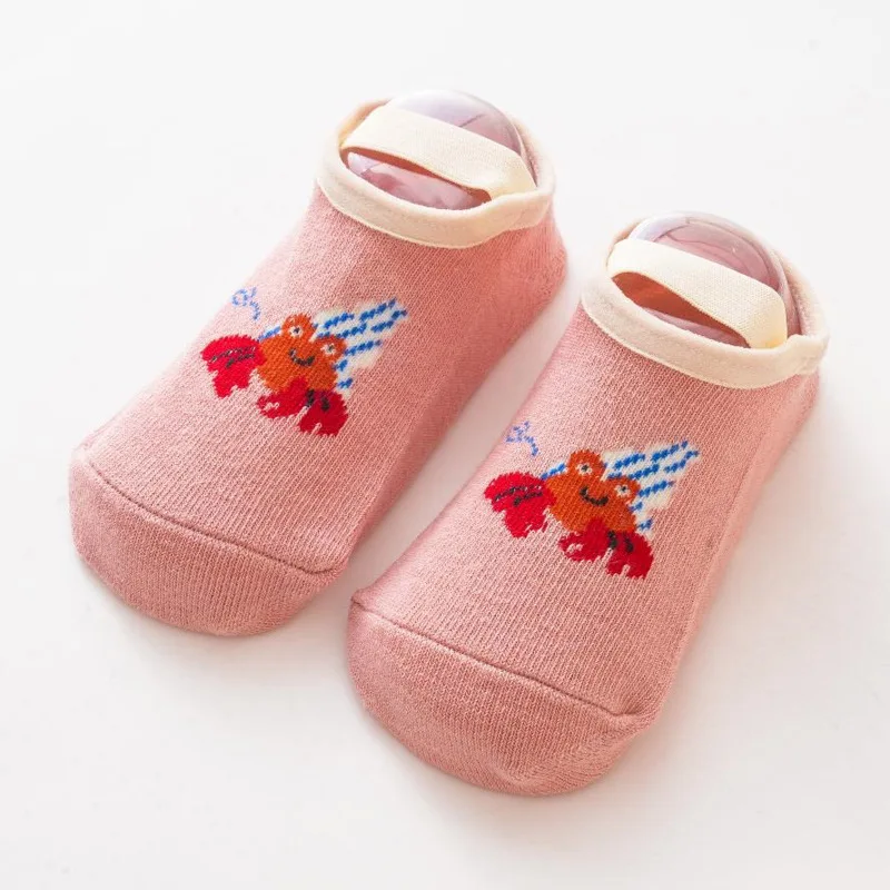Toddler Boy Girl Non Slip Indoor Walking Sock Shoes Cartoon 0-1 Years Old Slipper Sneakers House Baby Socks