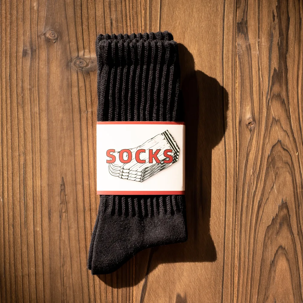 Wholesale New Vintage Vertical Strip Mens Crew Socks Cotton Custom Sock