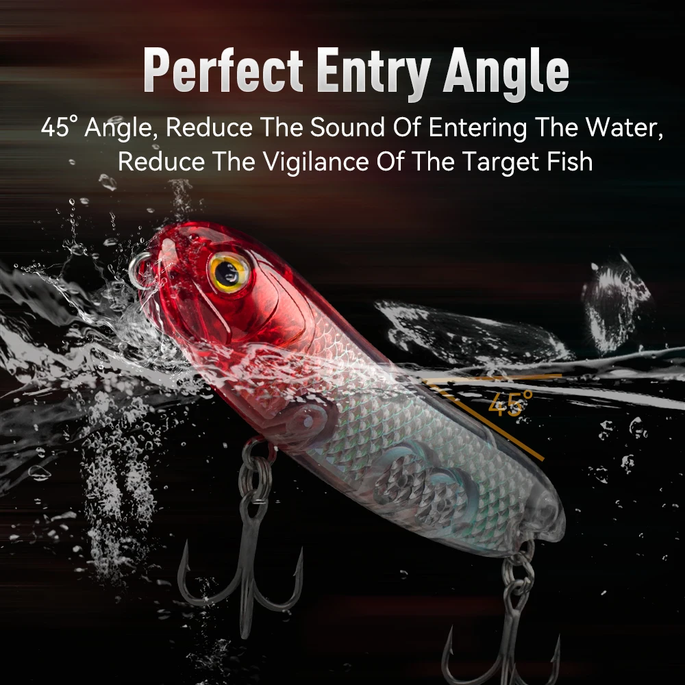 Kingdom Pencil Fishing Lure 3D Laser Paint Factory Price Floating Pencil Bait Wholesale Topwater Hard Pencil Lure For Freshwater