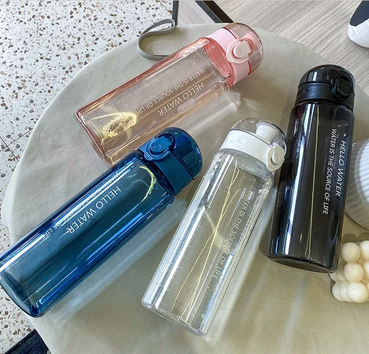 Motivational Water Bottle With Straw BPA Free & Leakproof Frosted Portable Reusable Fitness Sport 780ML Water Bottle