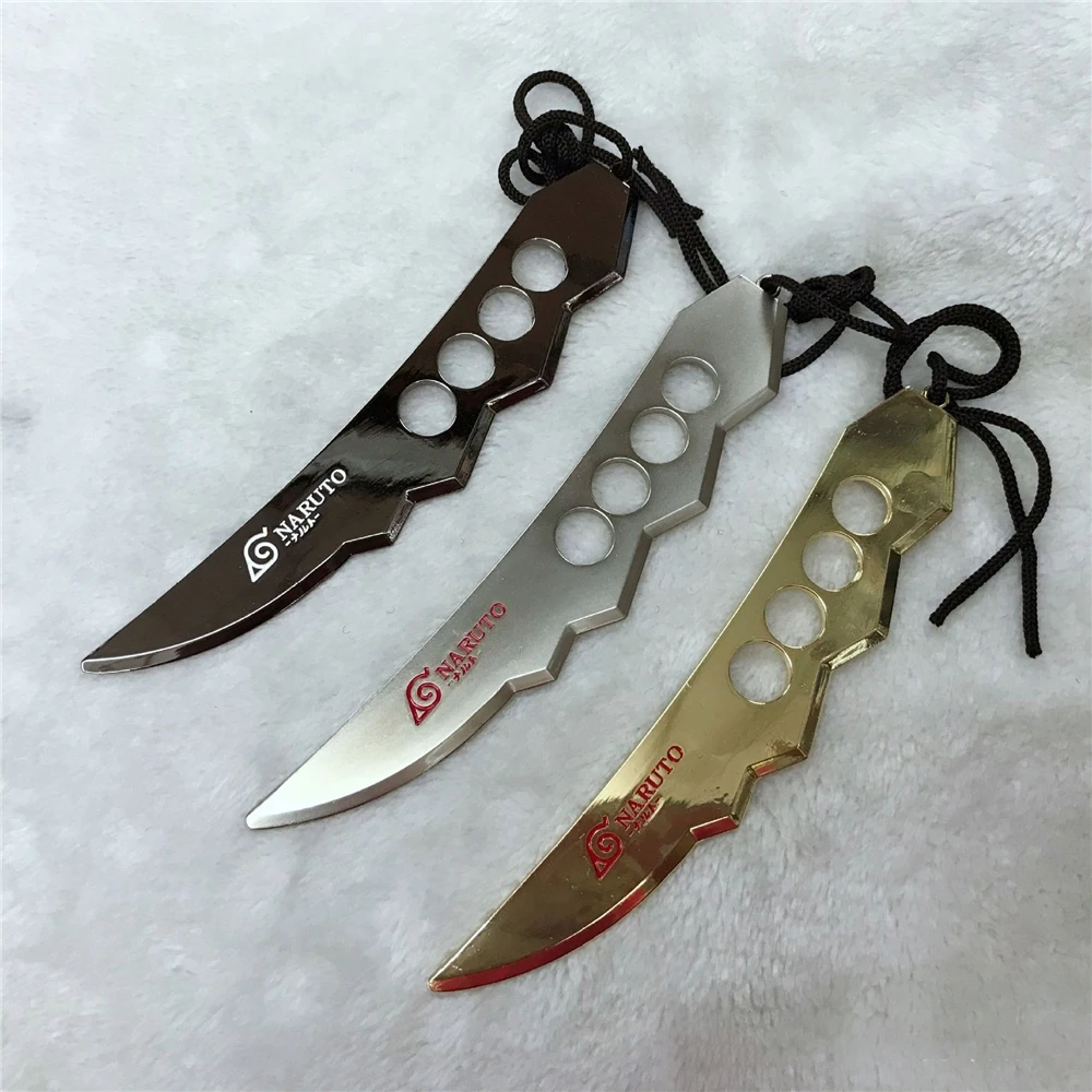 17 см модель Kakashi Uchiha Itachi Sasuke Kunai металлический меч оружие аниме брелок тег оптом