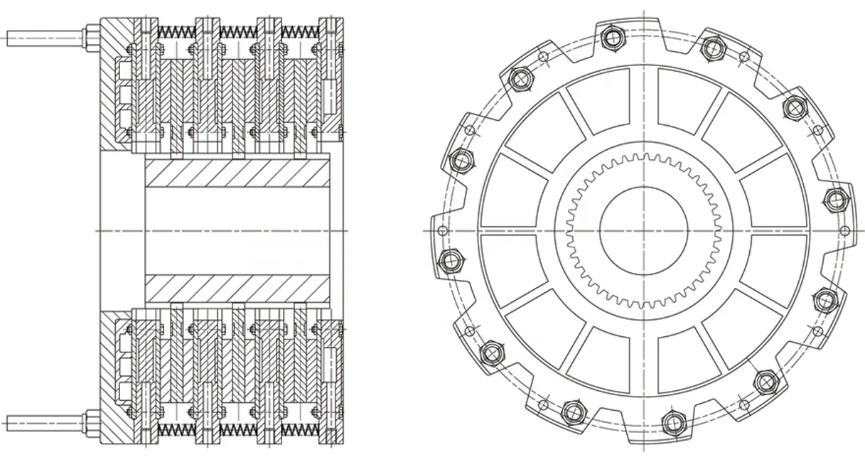 WCB Water Cooled Brake for SJ PETRO ,RG PETRO,DFXK,BOMCO,ZYT,HH Drilling rig and workover rig
