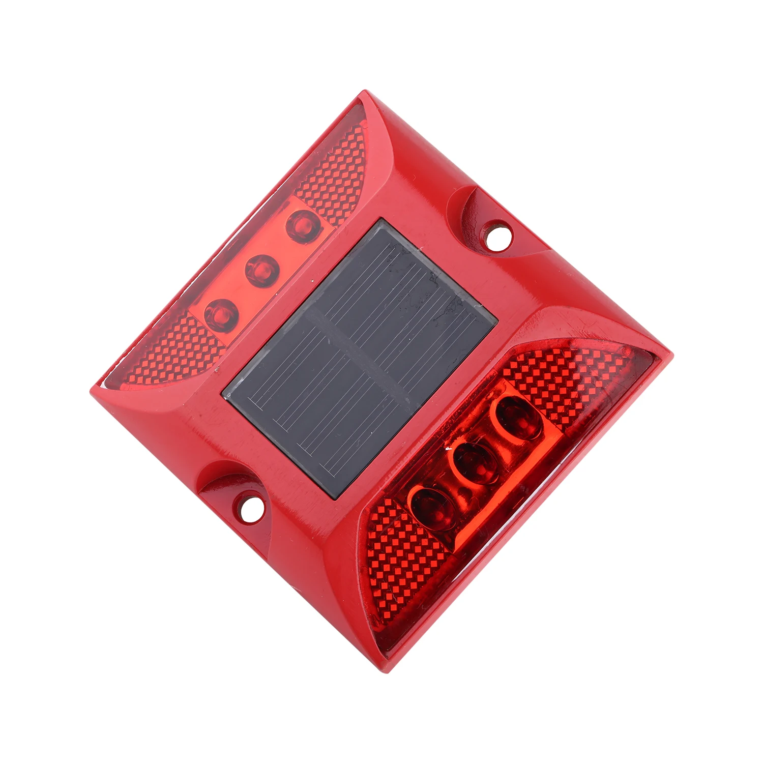 stud road solar ojo de gato con led y panel solar