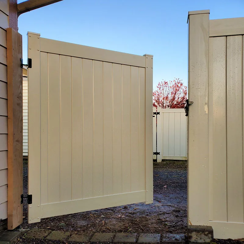 6ft.HxW8ft.W Hot Sale White Pvc Vinyl Fence Panels Plastic Wall Fences Lattice Fencing