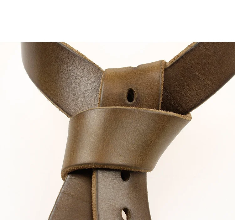 Cognac Brown  Mens Casual Jeans Belt 100% Italian Genuine Leather Belt For Men