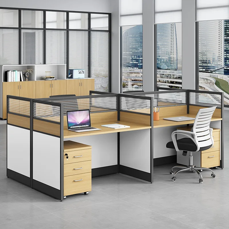 modular office table Bureau de travail commercial Office Furniture set Staff desk Cubicle workstation office partition table