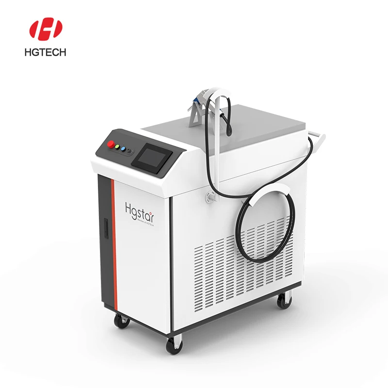 HGTECH Good Price Laser Welder 3000w 4 In 1 Cutting And Cleaning Fiber Handheld Laser Welding Machine