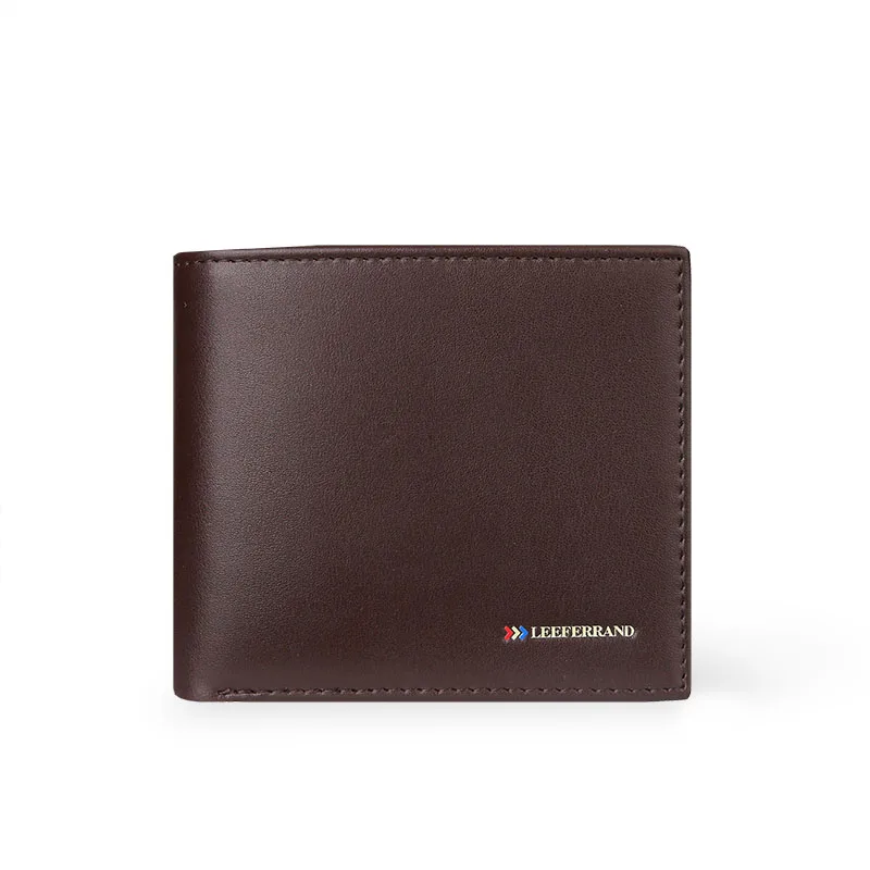 M17392 Wholesale custom logo genuine leather wallet and belt gift sets luxury business men gift set