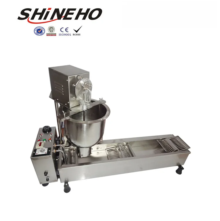 SHINEHO Germany Deutstandard 6 Rows Electric Stainless Steel 304 Mini Automatic Donut