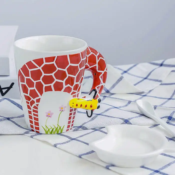 Signature Wholesale Con Forma Tazas Shaped Coffee Custom Mugs Ceramic Animal