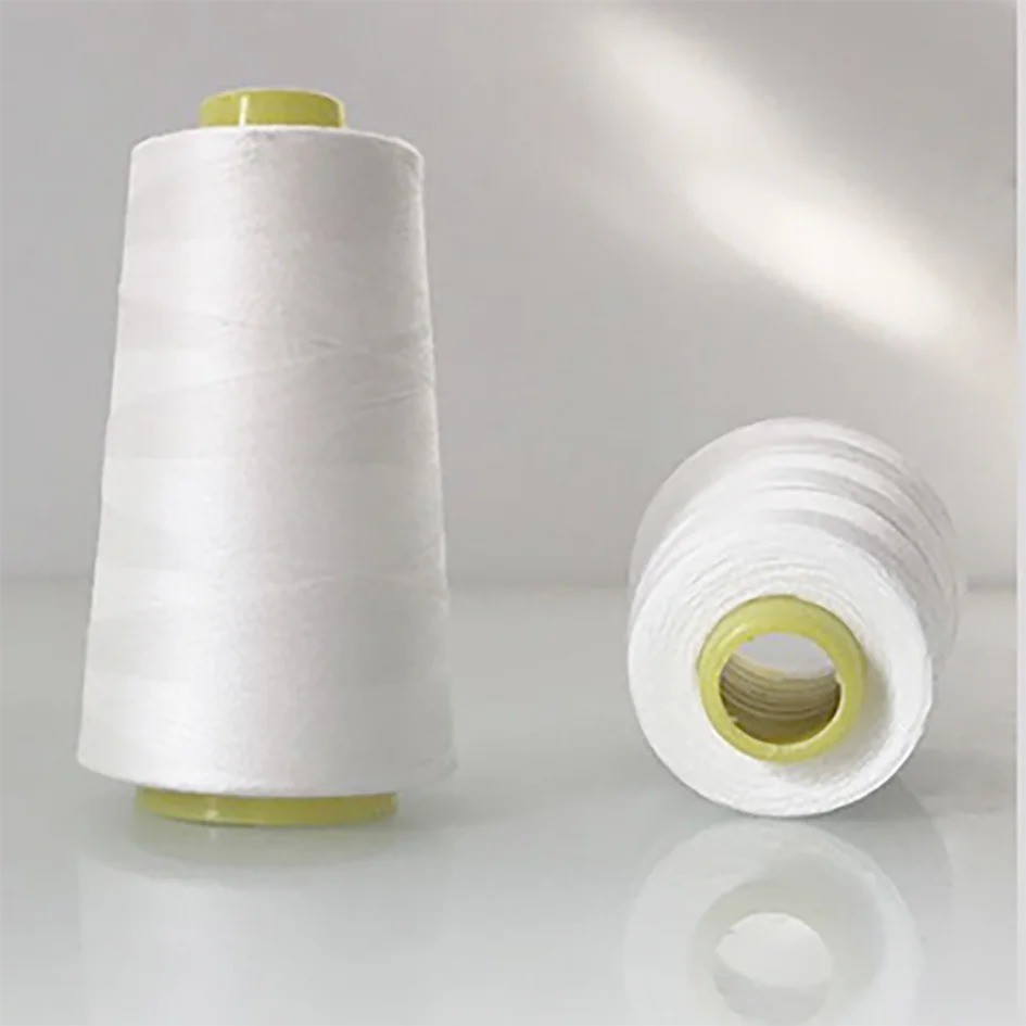 402 Sewing thread 3000 yards original 100% white polyester thread sewing machine thread