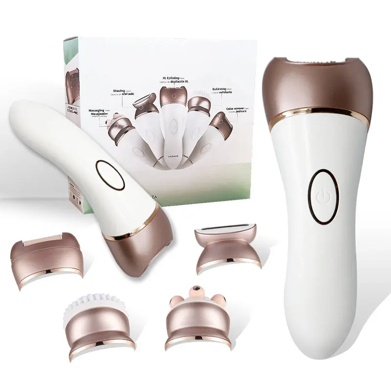 5 In 1 Rechargeable Hair Removal Lady Shaver Beauty Kit Electric Epilator