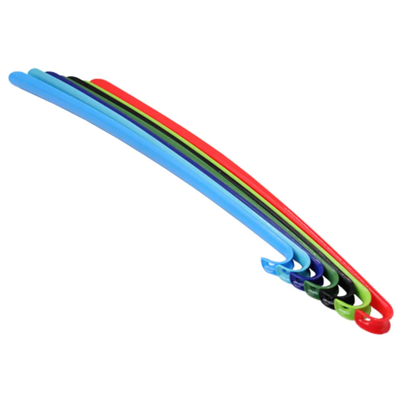 Long Handle Colour Plastic Shoe Horns 42cm 59cm 70cm .80cm