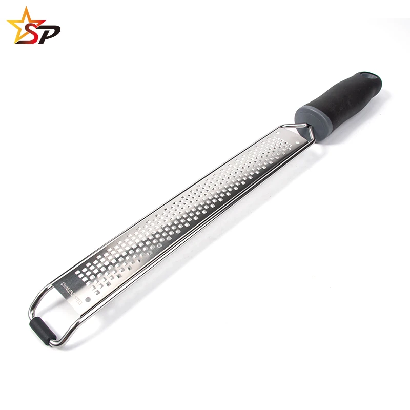 high quality Mill Cheese Grater Stainless Steel Lemon Zester Citrus Ginger Garlic Grater Long Handle Vegetables Kitchen Tool