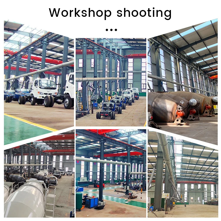 380V 15KW Mini Portable Concrete Mixer Truck For Small Construction