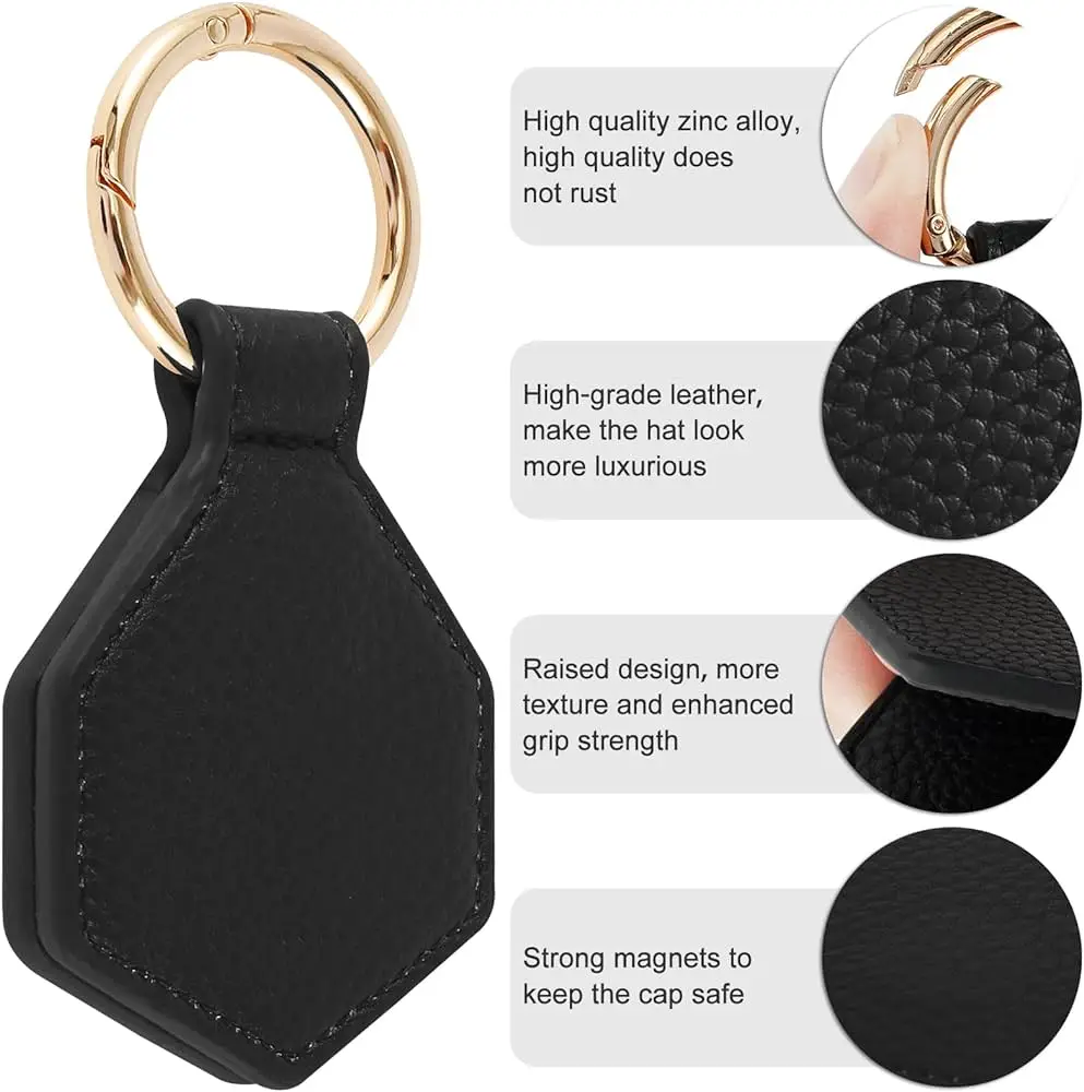 Wholesale cheap metal hat clip magnetic travel magnetic hat holder bag clip for travel on bag