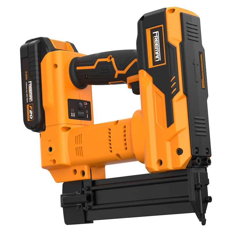 Freeman 23 Gauge 20V Lithium-ion Battery Operated 6000 Nails Per Charge Cordless Headless Nail Gun Micro Pin Nailer