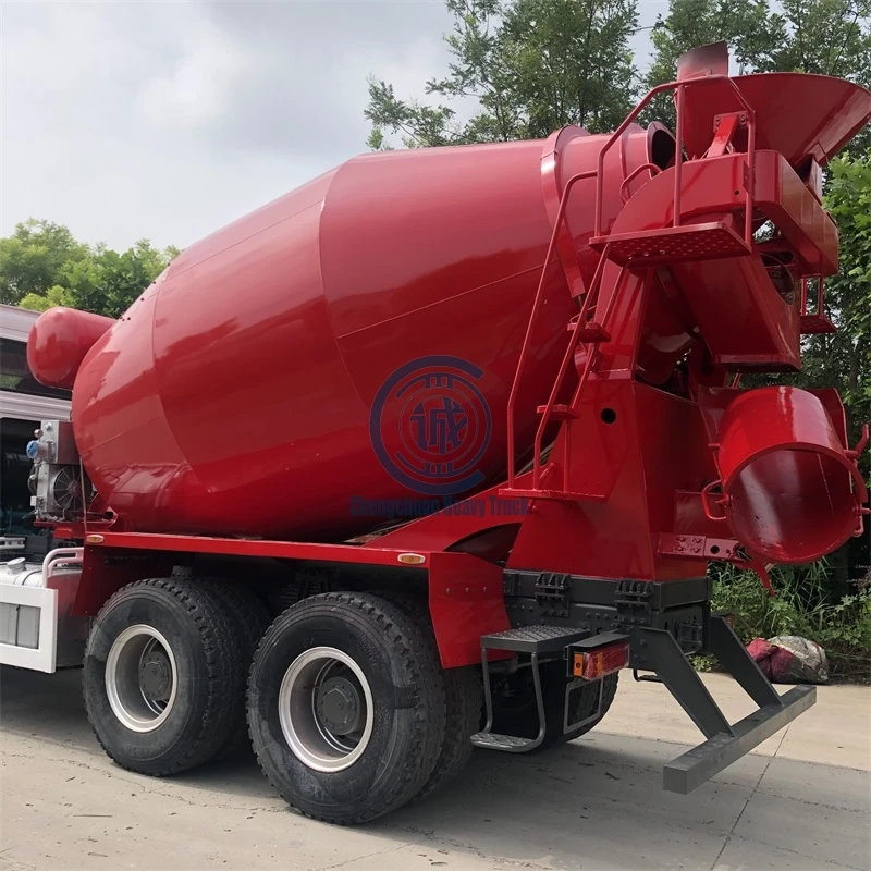 HOWO Mixing Mixer 10 Wheels 12 Cubic concrete mixing truck 6x4 concrete mixer truck for Philippines
