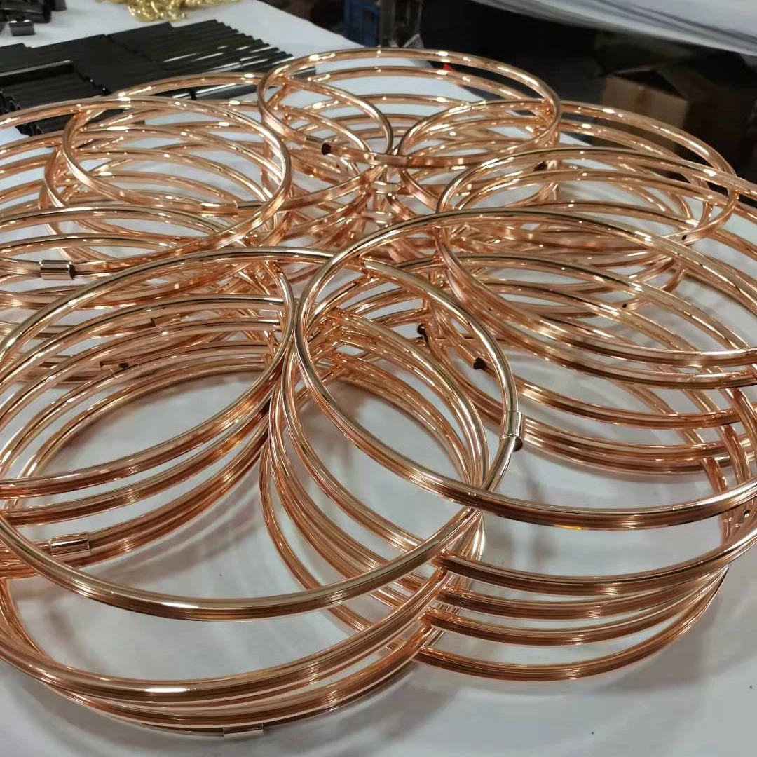 Имитация розового золота, жидкие ювелирные изделия, контейнер для губной помады, банка для свечей