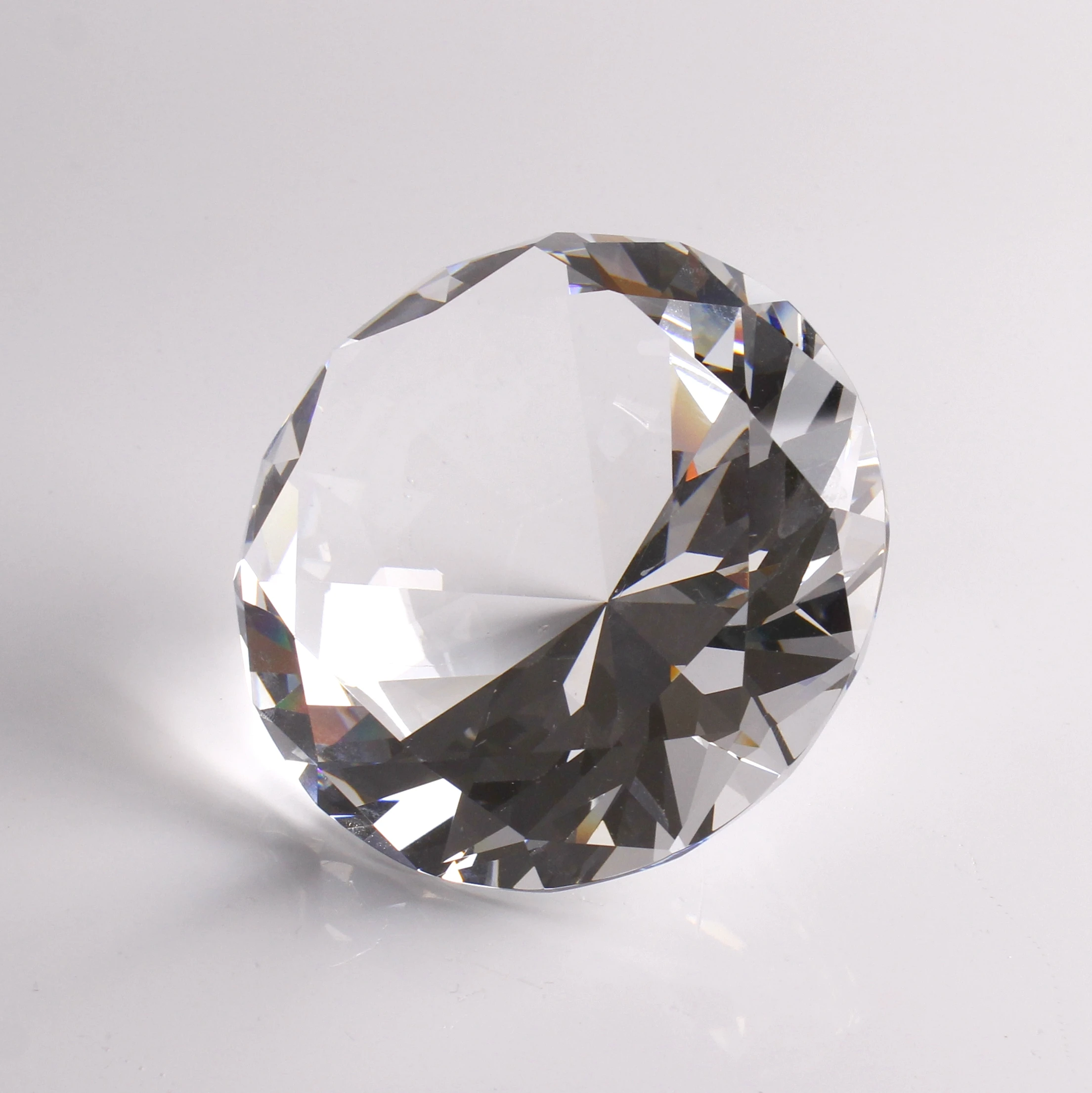 Crystal diamond Paperweight Wedding Souvenir Guests gift crystal transparent paperweight