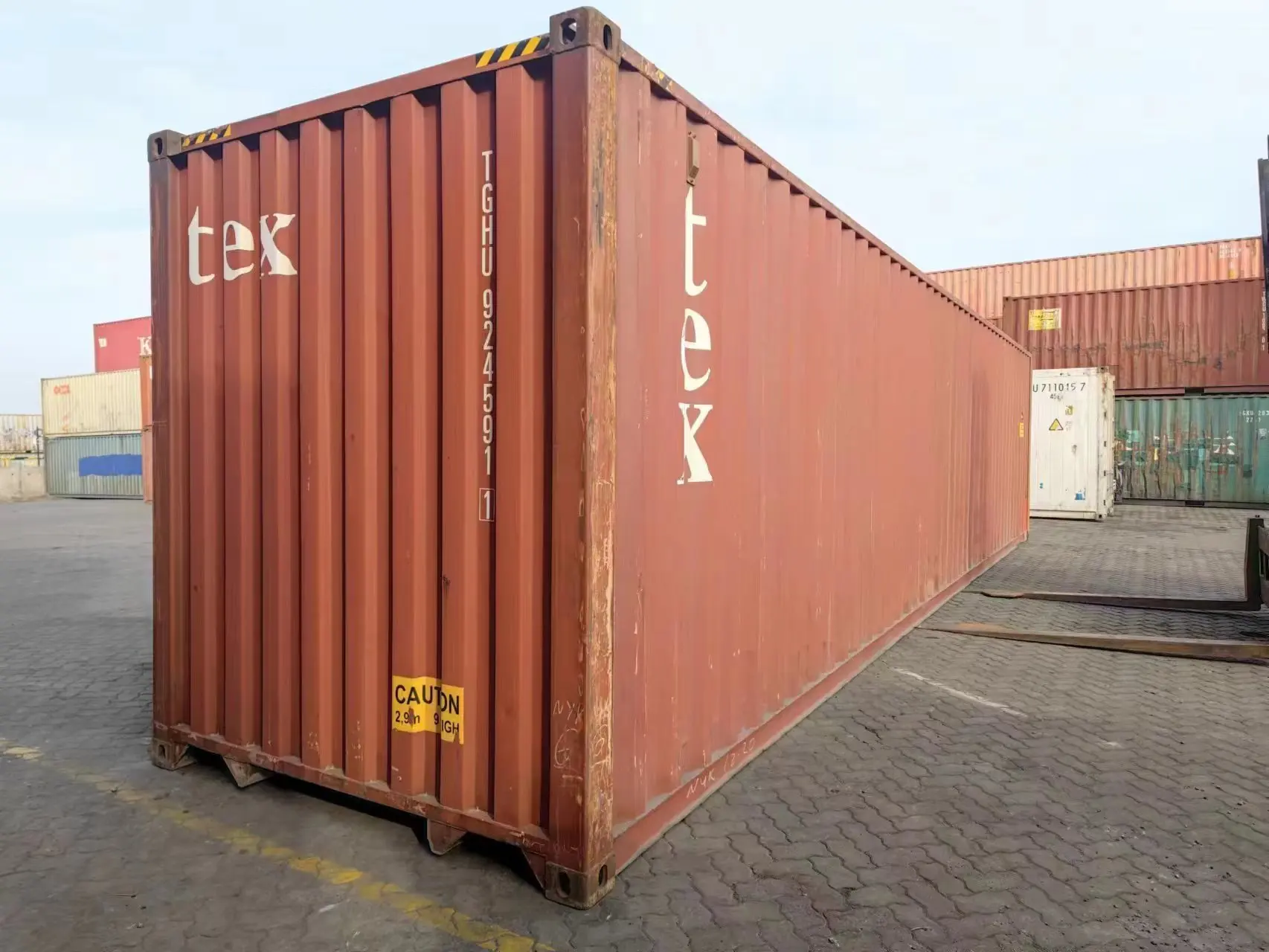 Wholesale Low MOQ Manufactured 40ft HC High Cube Used Shipping Container Standard