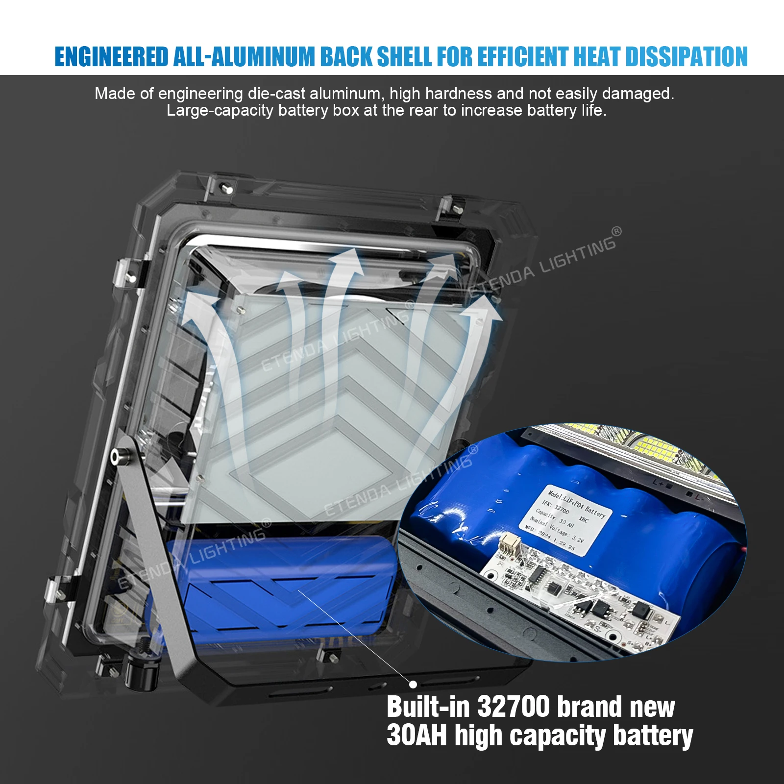 Factory Waterproof Ip65 led Flood Light 100W 200W 300W 400W Integrated Outdoor Solar Flood Lights
